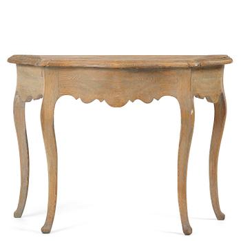 230. A Swedish rococo console table, later part 18th century.