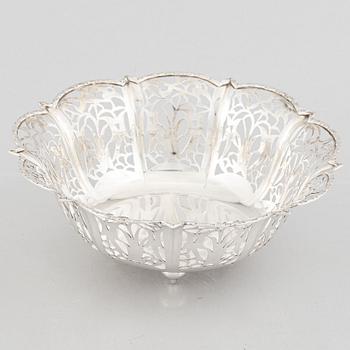 A silver bowl, Swedish import mark, circa mid-20th Century.