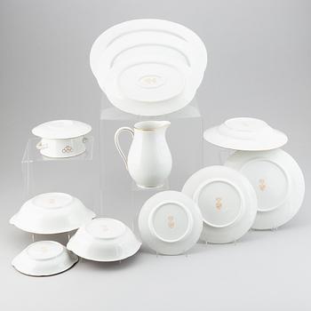 Louise Adelborg, a 58 pcs Olympic Games 1948 porcelain dinner service, Rörstrand, Sweden.