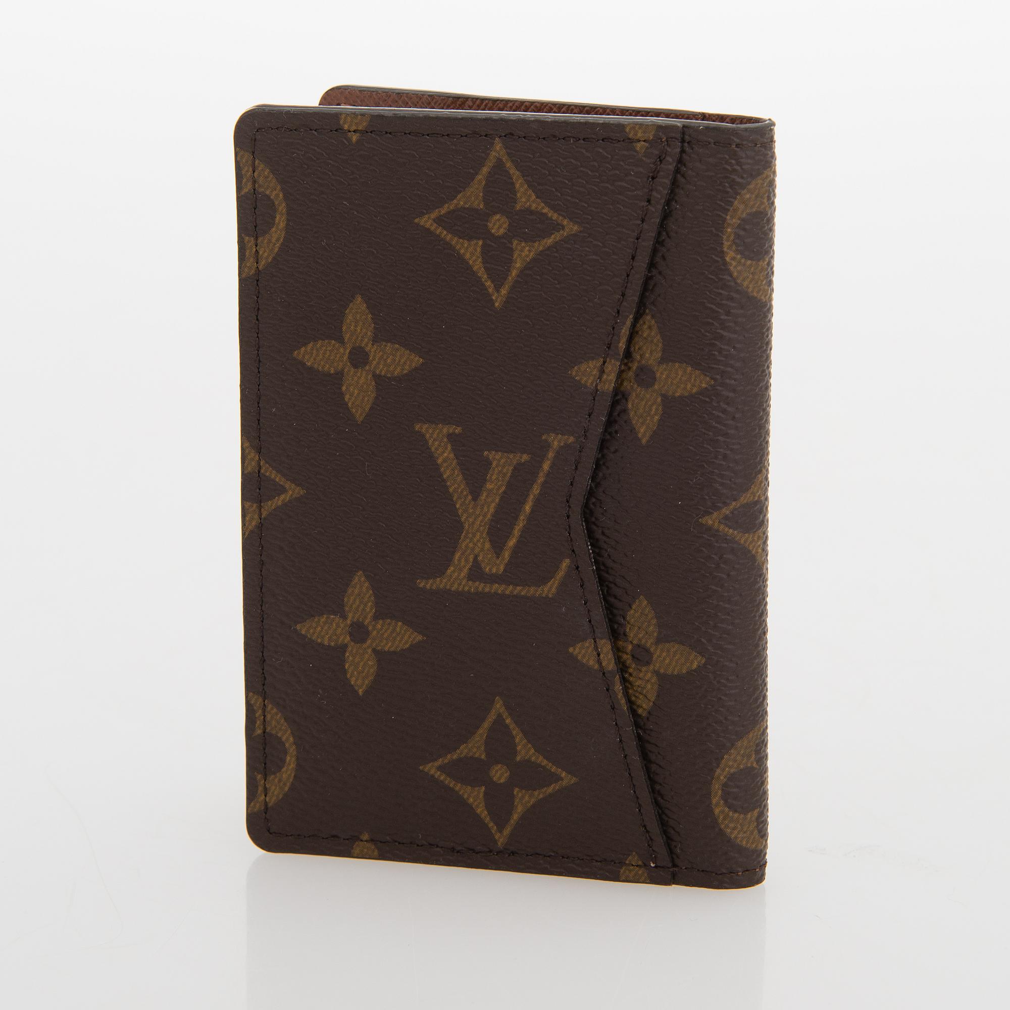 Louis Vuitton, Monogram canvas 'Mini pochette' and cardholder.