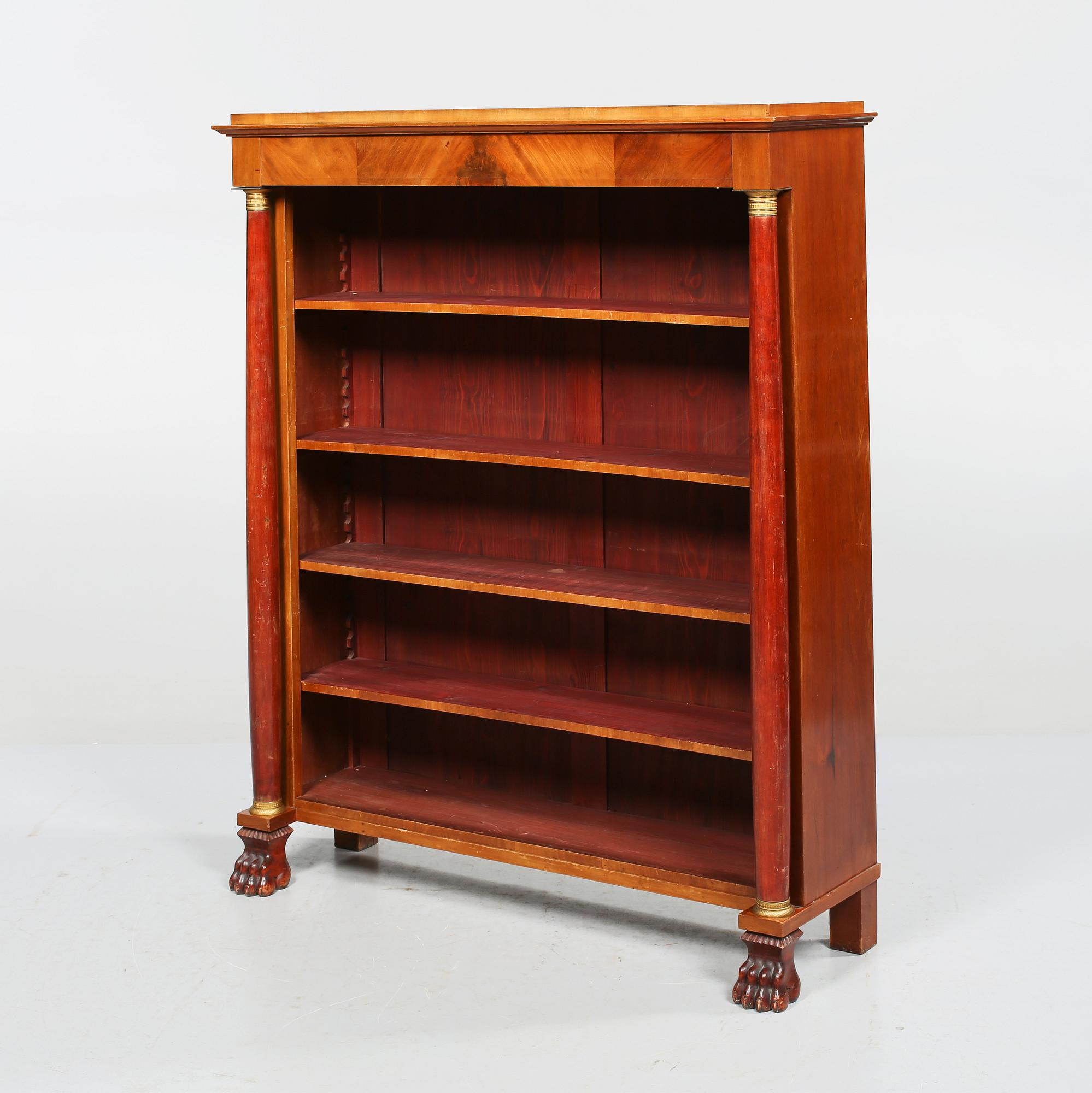 BOKHYLLA, empirestil, omkring år 1900.