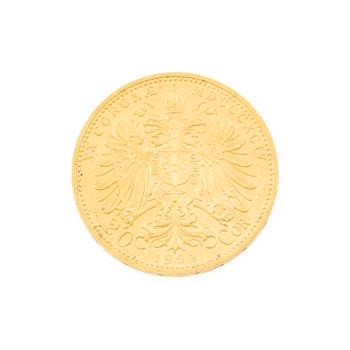 Gold coin, Austria-Hungary, 20 Corona, 1894.