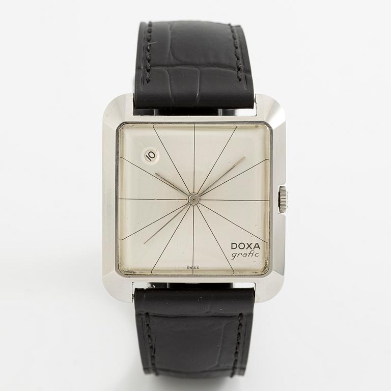 Doxa, Grafic, wristwatch, 30.5 x 28 mm.