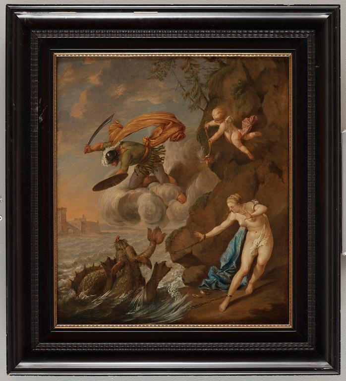 Flemish School, 17th Century. Perseus and Andromeda.