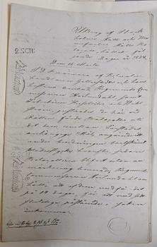 PARTI DOKUMENT, ca 40 st, Sverige 1700- och 1800-tal.