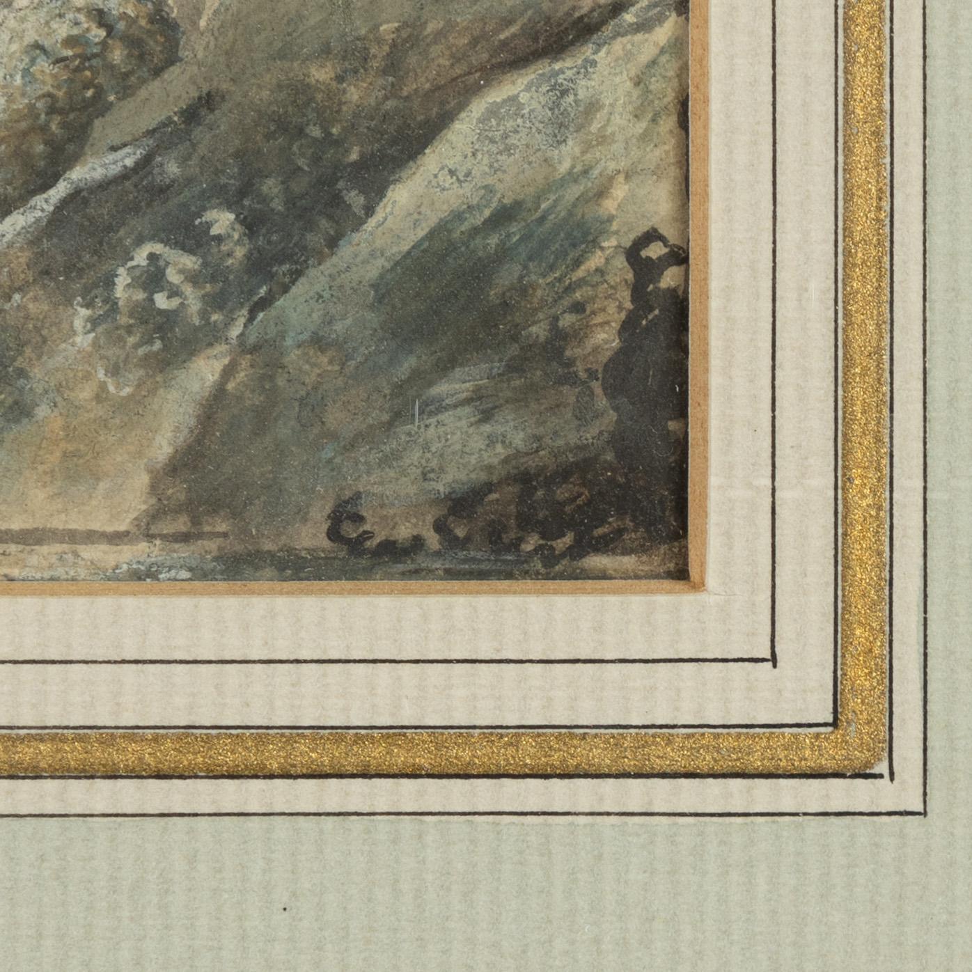 Unknown artist, around 1800, watercolour.