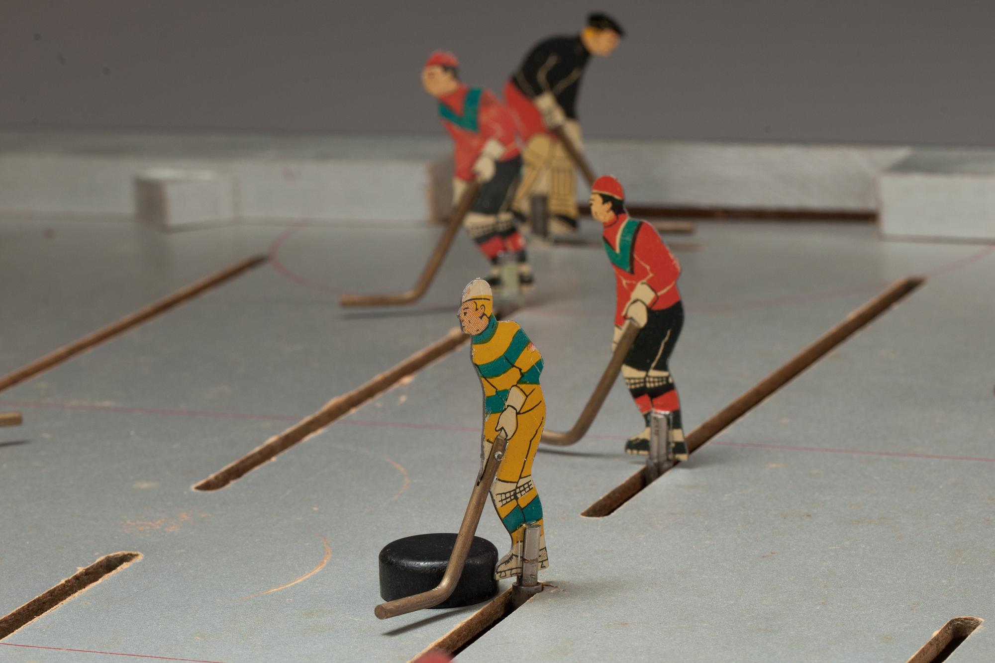 ISHOCKEYSPEL, "Puck", AB Aristospel, Stockholm, 1930/40-tal.