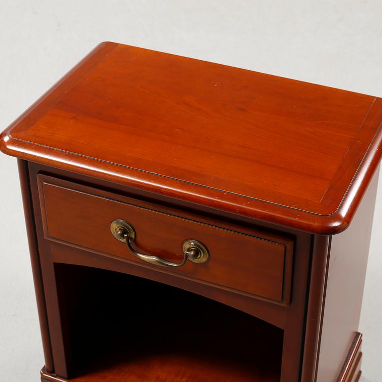 A pair of bedside tables from Grange, late 20th century.
