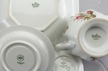 MATSERVIS, porslin, Rosenthal "Maria / Classic Rose Collection", 80 delar.