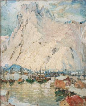 600. Anna Boberg, Motif from Lofoten.