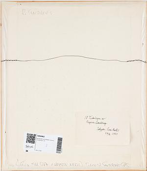 RAGNAR SANDBERG, pencil. Unsigned.