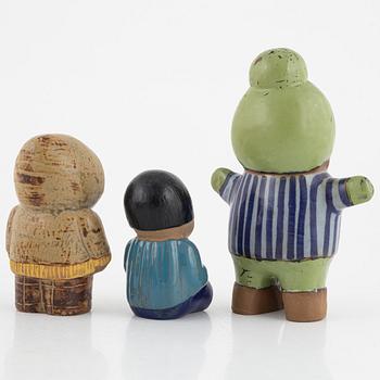 Lisa Larson, figurines, 11 pieces, stoneware, Gustavsberg.