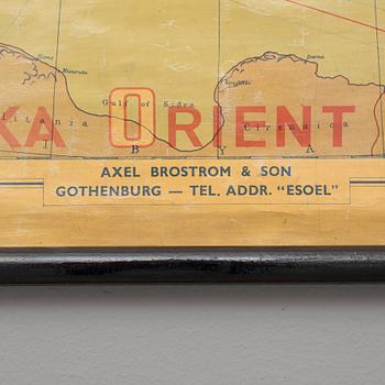 REDERIKARTA, "Svenska Orient Linjen". Georg Philip & son, London, 1938-1939.