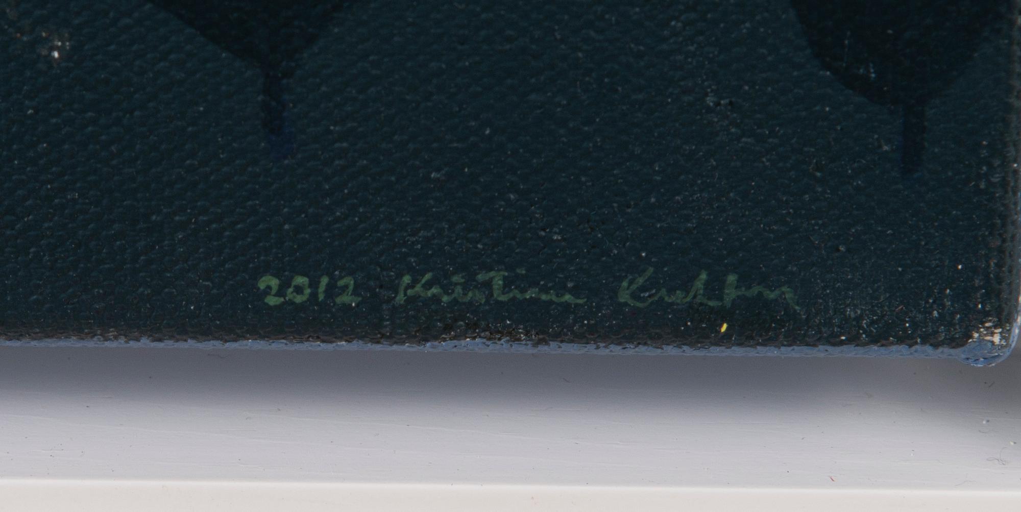 KRISTIAN KROKFORS, oil on canvas, a tergo 2012.