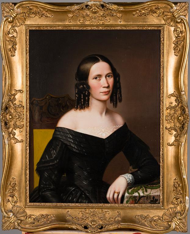 JOHAN ERIK LINDH, attributed to, PORTRAIT OF A LADY.