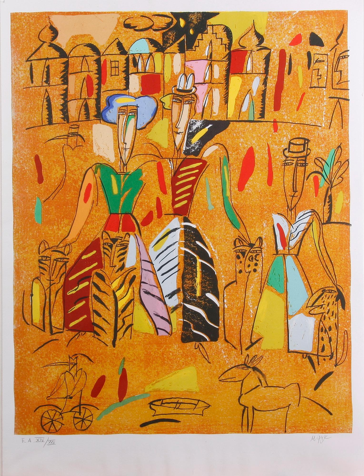 PYK, MADELEINE, litografi, sign o numr EA XIV/XXV.