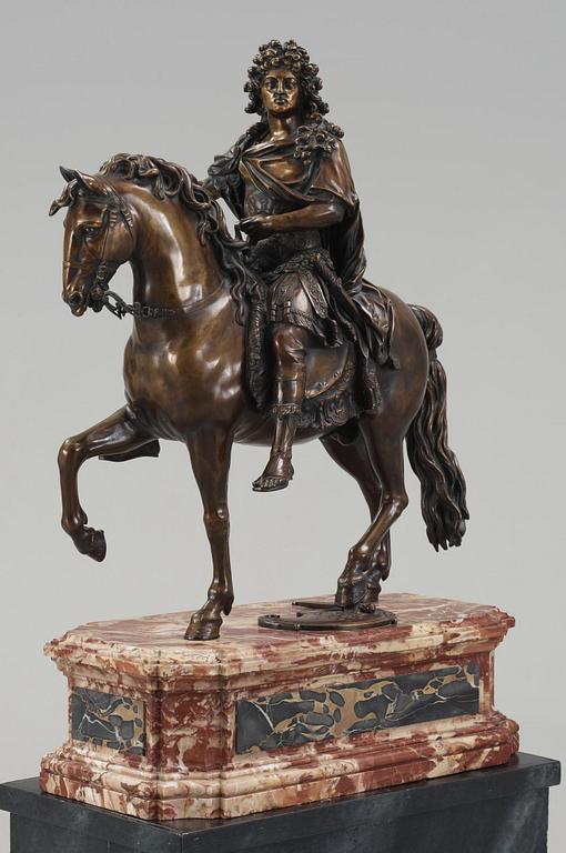 Pietro Sormani, Equestrian sculpture with Louis XIV.