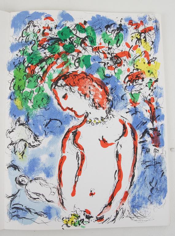 MARC CHAGALL, Derriere le Mirroir, nr 198, Mourlot maj 1972.
