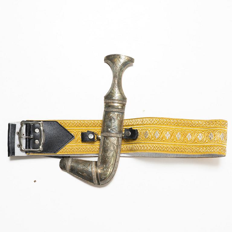 Jambiyor, 2 st, Oman/Jemen, 1900-tal.