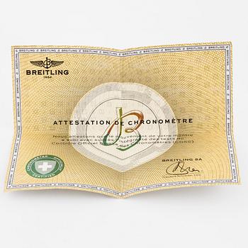 BREITLING, Avenger Blacksteel, Chronometer, Limited Edition, chronograf, wristwatch, 43 mm.