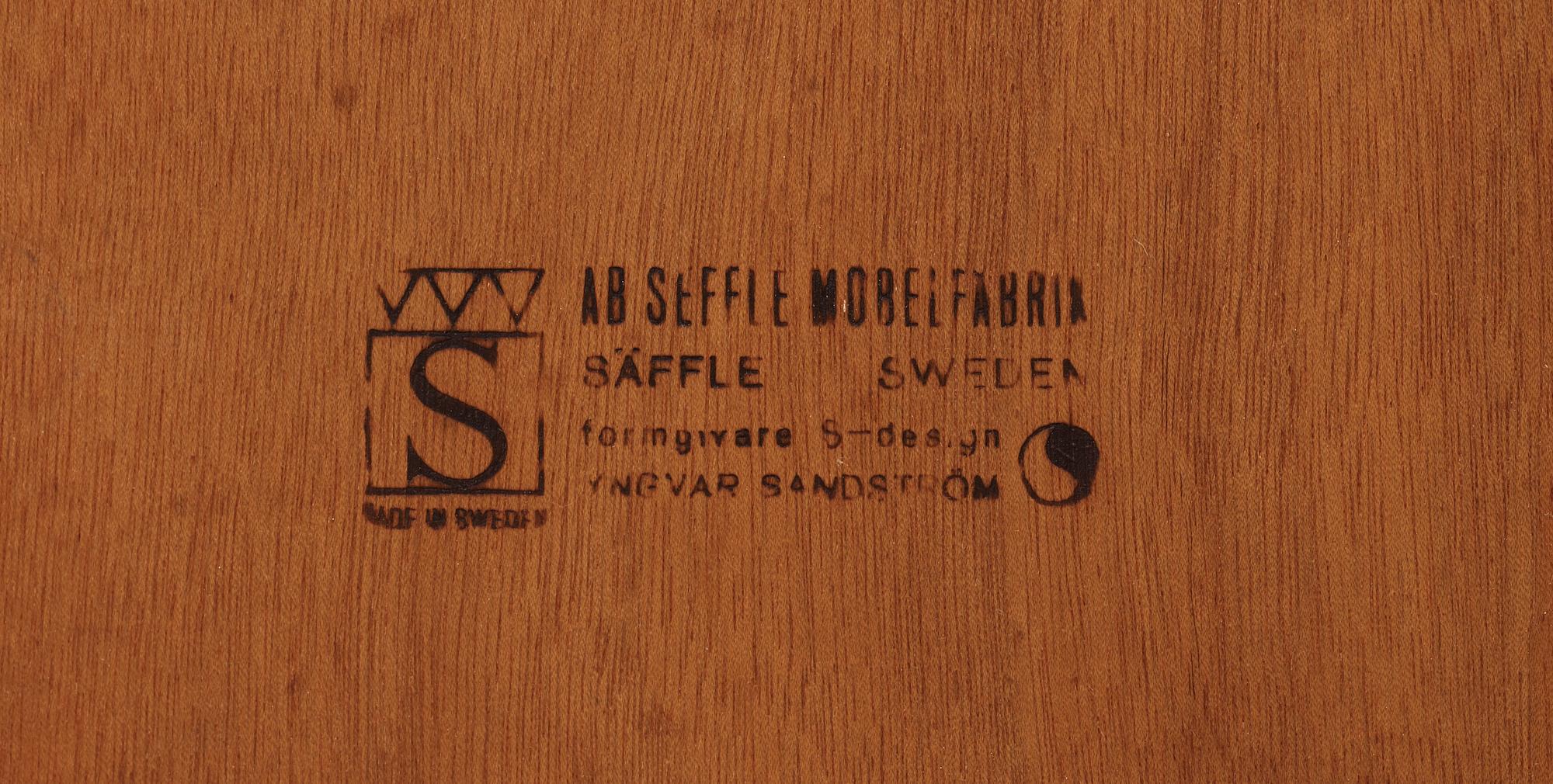SOFFBORD, Yngvar Sandström, Seffle möbelfabrik, 1960/70-tal.