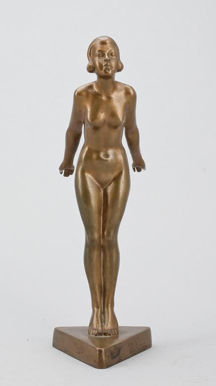 CARIN NILSON, statyett, brons, signerad och daterad 1930.