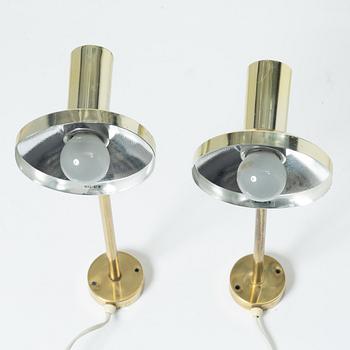 Hans-Agne Jakobsson, wall lamps, a pair, Lilux.