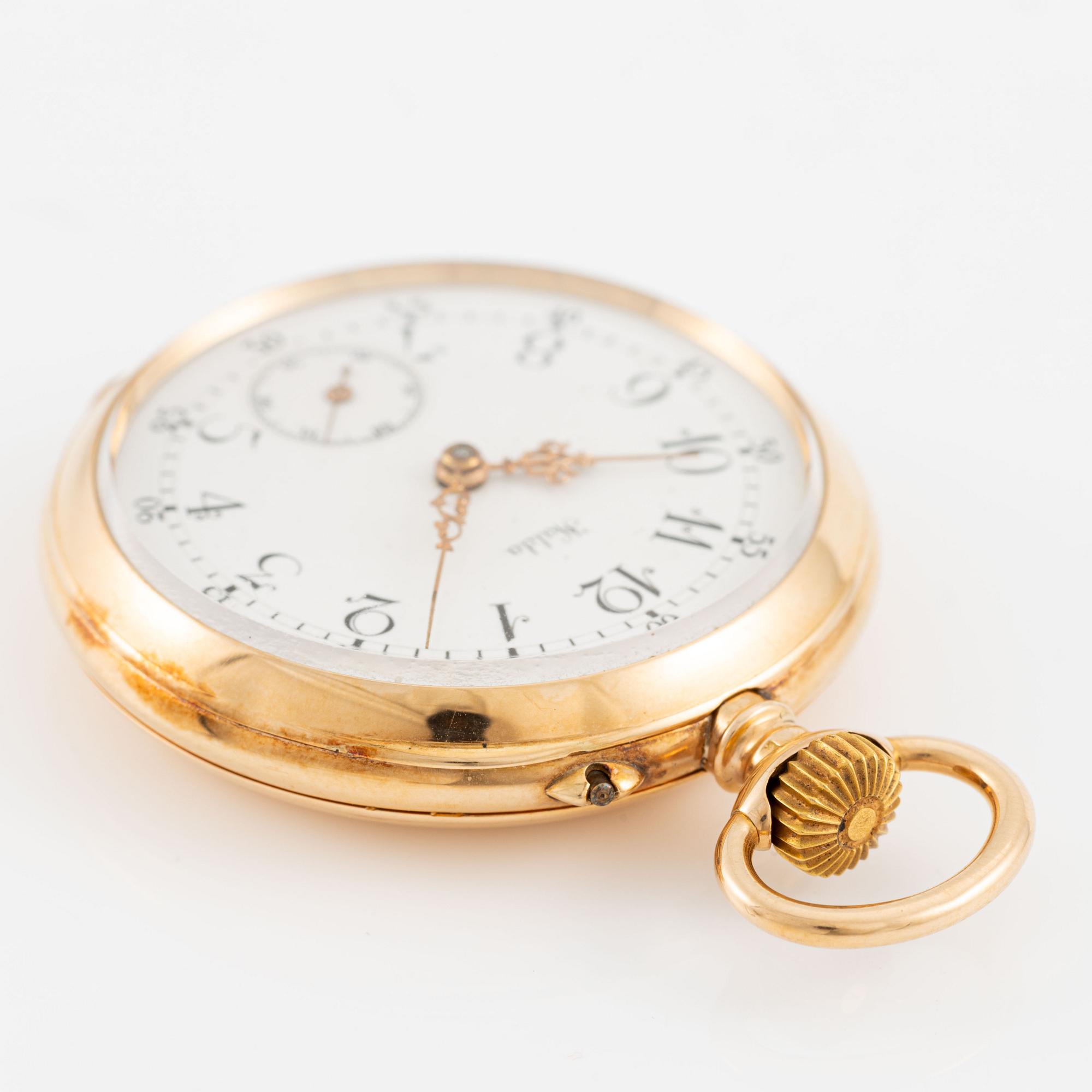 Halda, pocket watch, 40 mm.