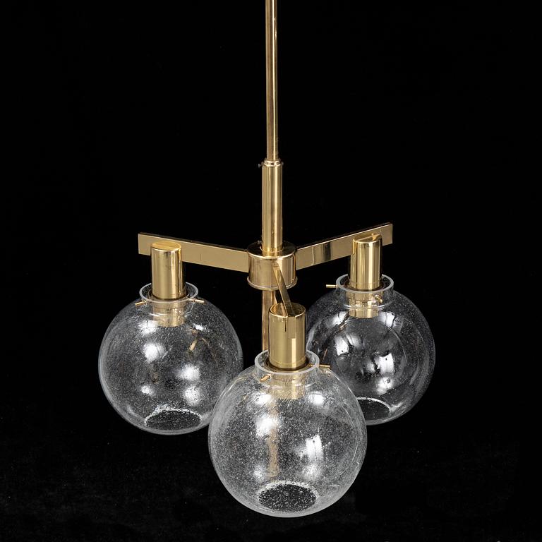 Hans-Agne Jakobsson, a model T348/3 ceiling lamp, Markaryd, 1960s.