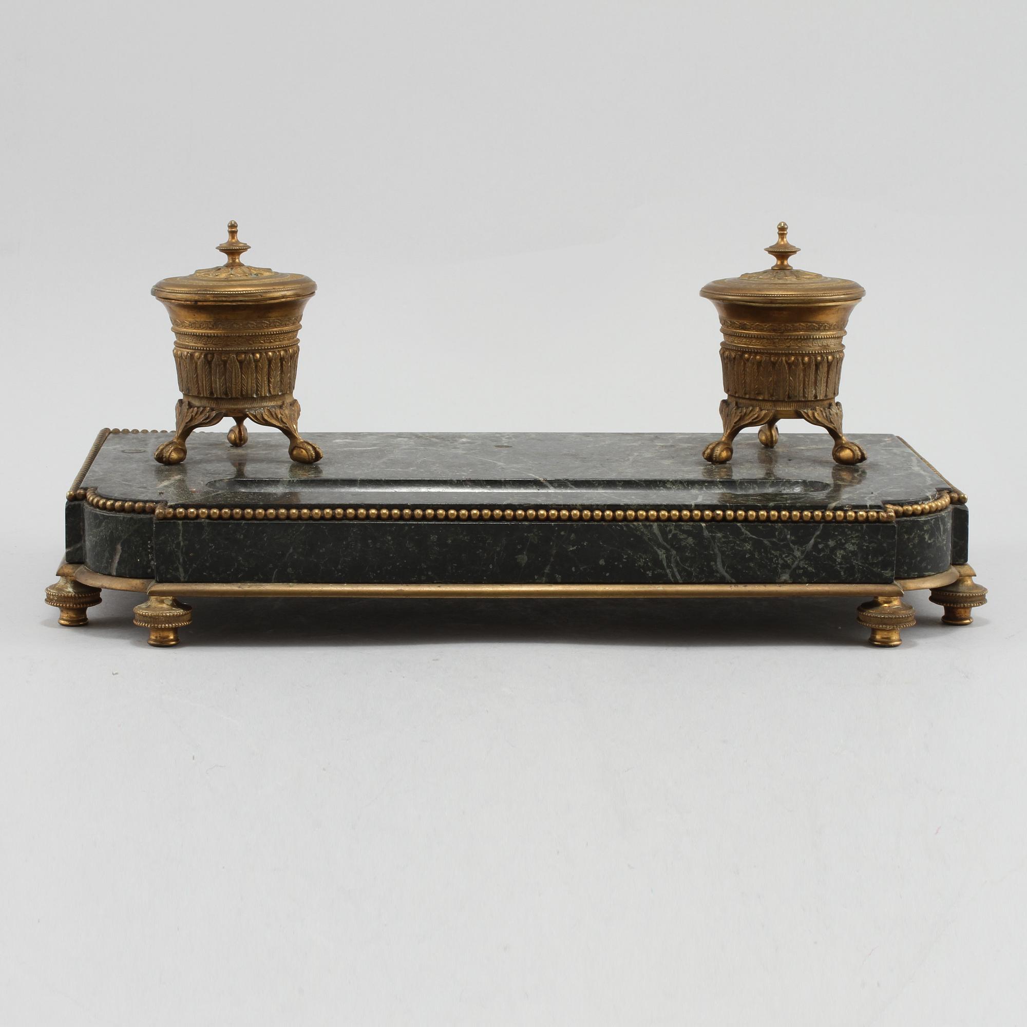 SKRIVUPPSATS, empirestil, 1800/1900-tal.