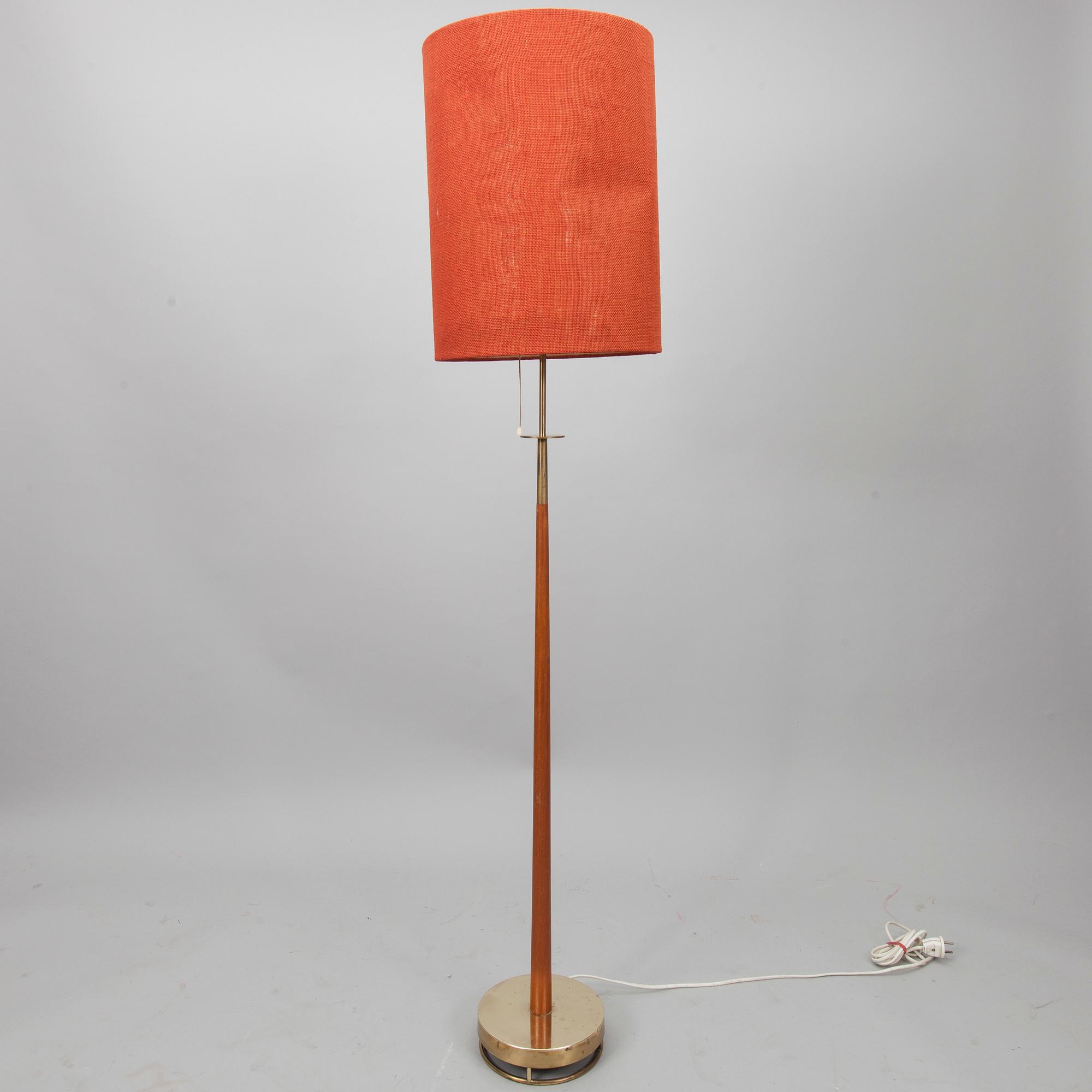 GOLVLAMPA, stämplad Idman, 1900-talets mitt.