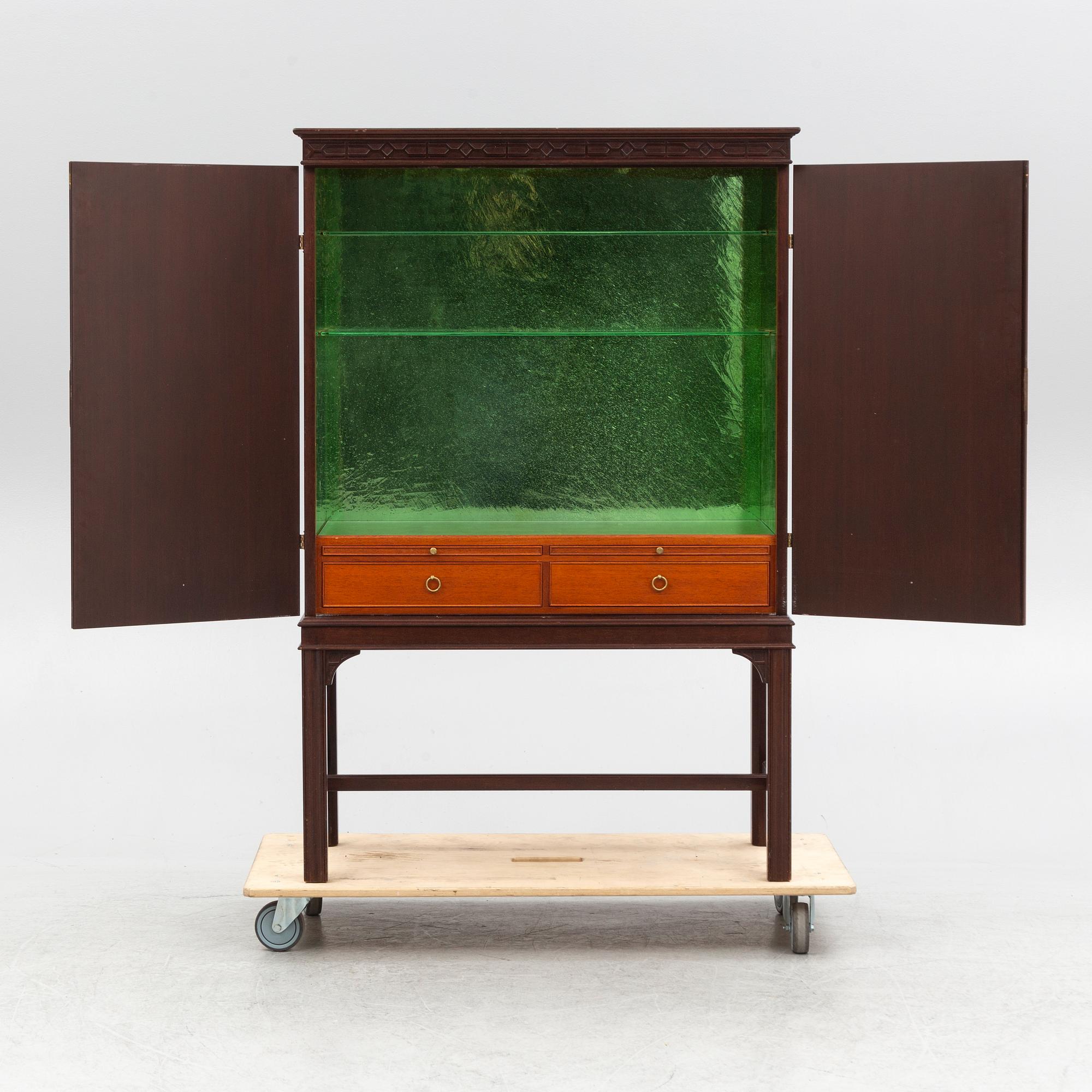A chinoiserie bar cabinet from Nordiska Kompaniet, Sweden, 1950s.