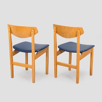 Lasse Ollinkari, stolar, 7 st, "Ervi-stolen", för Artek, 1960-tal.