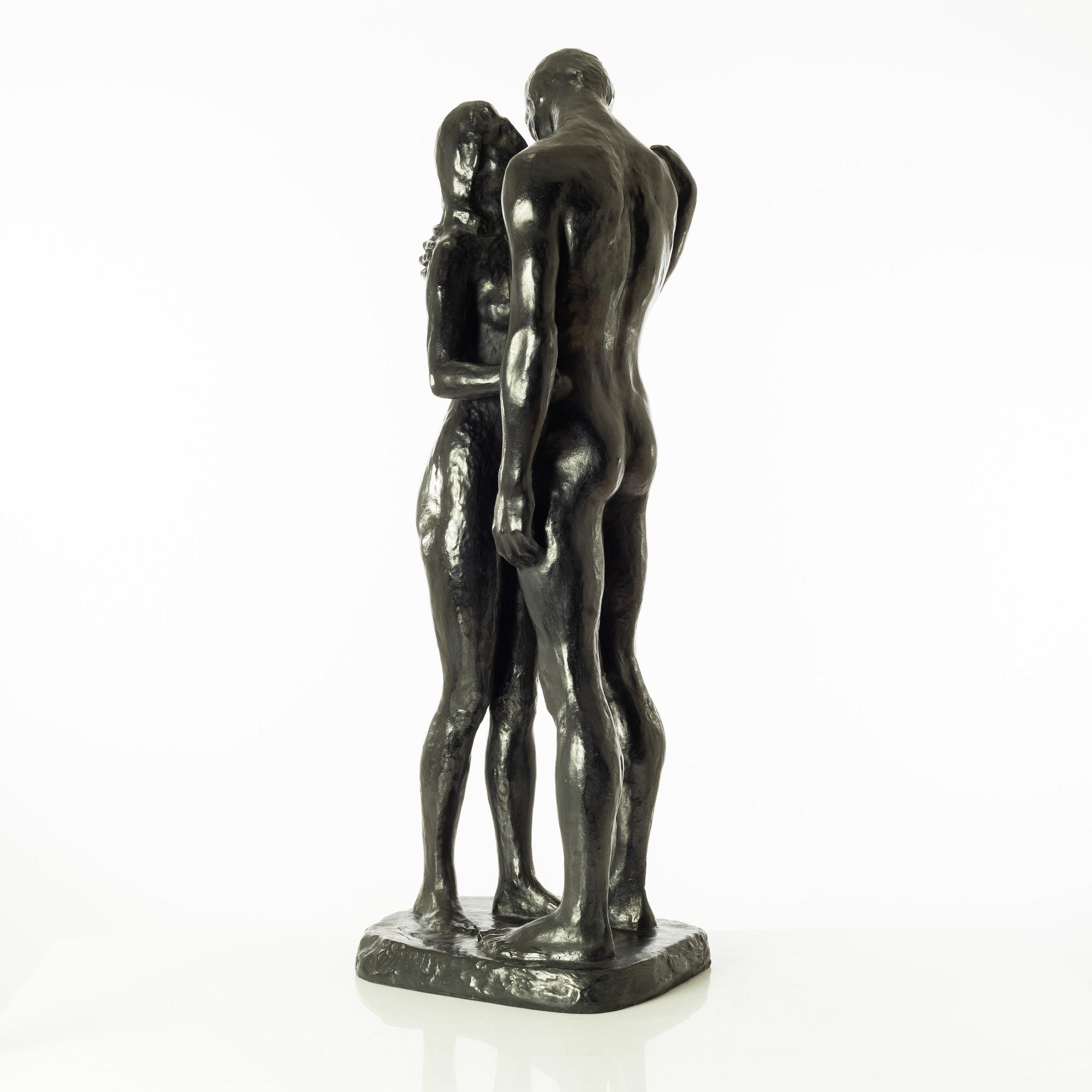 Gudmar Olovson, skulptur. Signerad. Numrerad. Gjutarstämpel. Brons, höjd 90 cm, längd 32 cm.