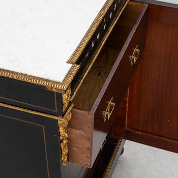 Cabinet, Boulle style, probably France, early 20th century.