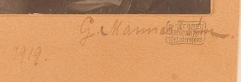 Carl-Gustaf Mannerheim, fotografi Atelier Rembrandt, Helsingfors,  daterad 1919.