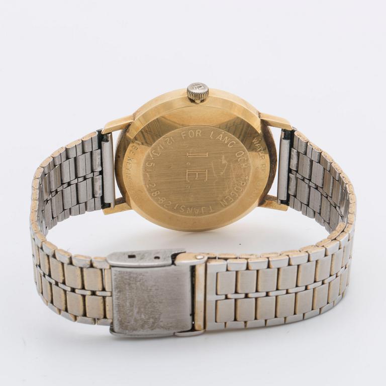 TISSOT, Seastar Seven, 18K, wristwatch 34 mm 1980's.