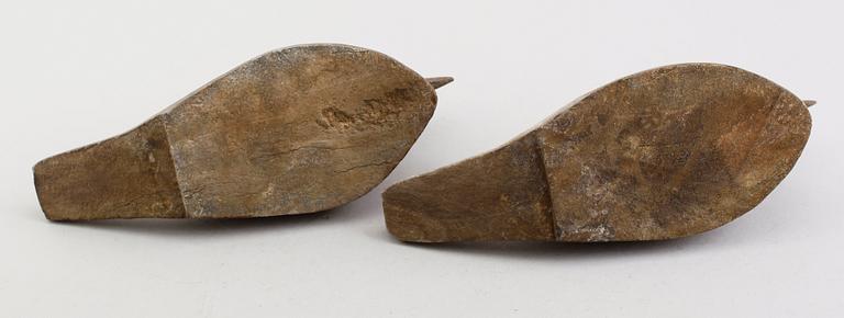 FIGURER, 1 par, sten, sent 1900-/2000-tal.