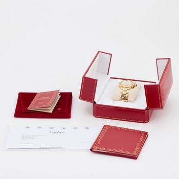 CARTIER, Pasha 35, armbandsur, kronograf, 35,5 mm.