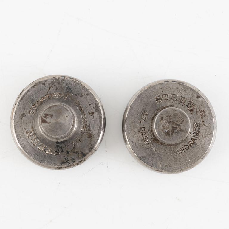 A set of eight baronial and noble seals stamps, 18th - 19th century.
