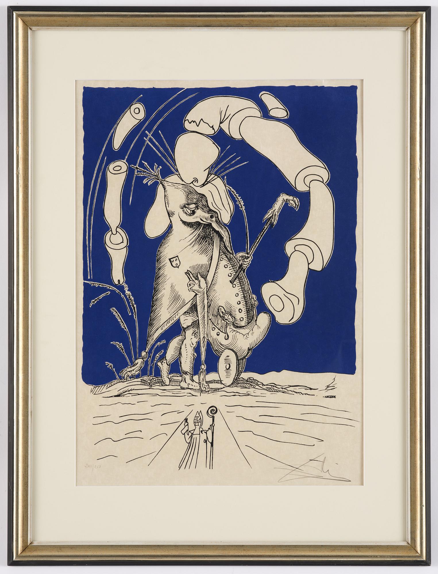 Salvador Dalí, ur serien "Les Songes Drolatiques de Pantagruel".