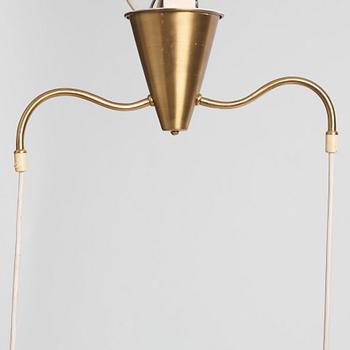 a Swedish Modern ceiling lamp, Sweden 1940s.