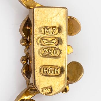 Collier, 18K guld, Timanttikoru, Helsingfors 1965.