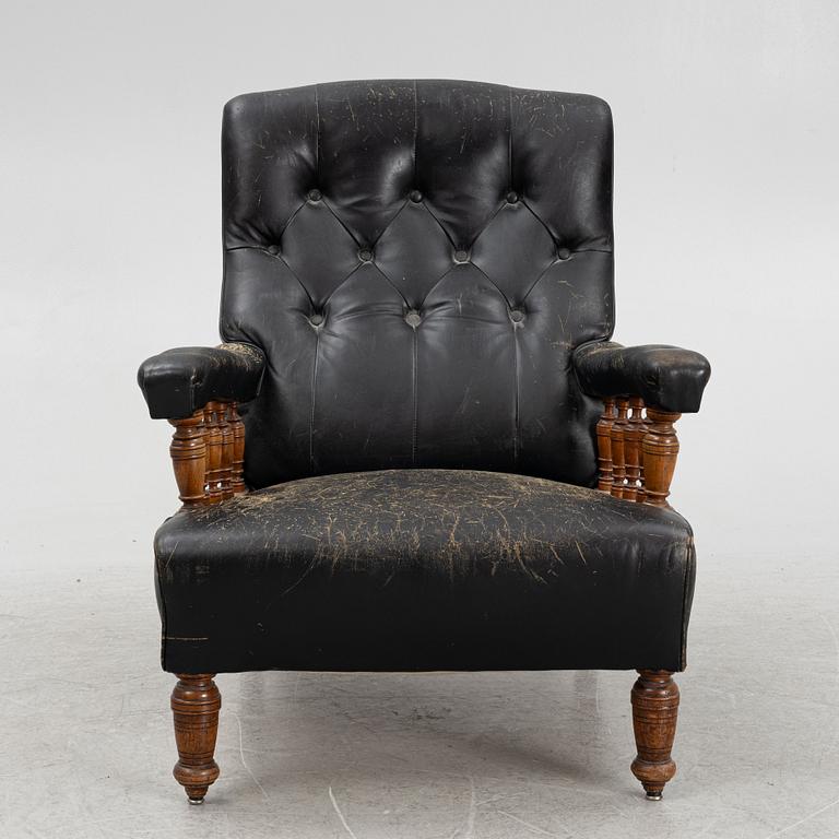 An armchair, late 19th Century.