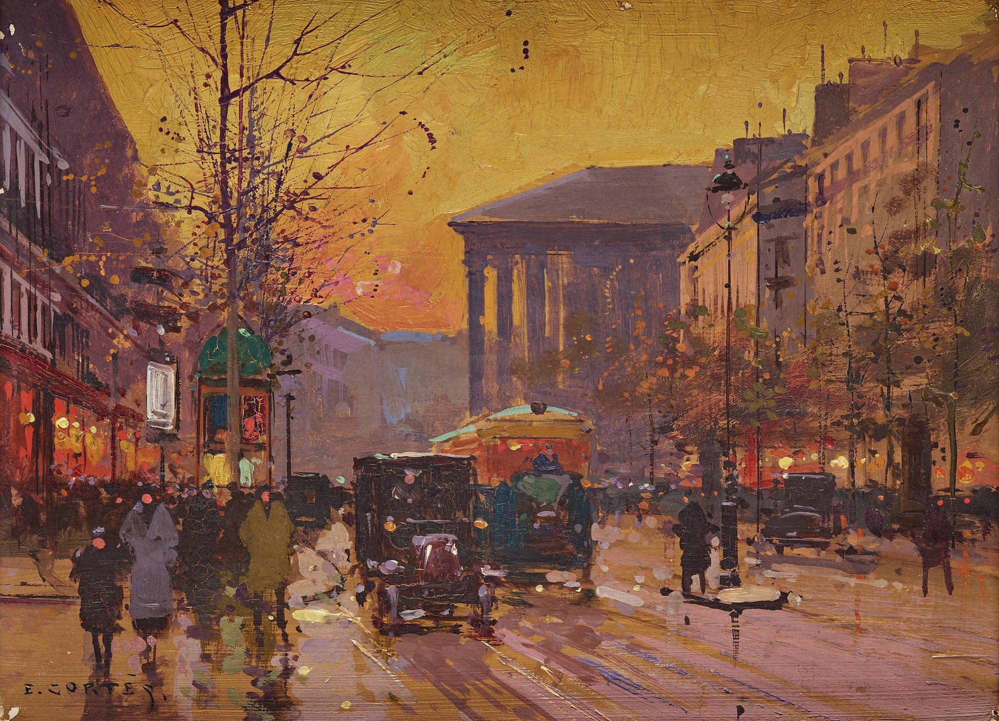 Edouard Cortes, Boulevard de la Madeleine, Paris.