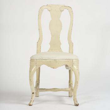 A Swedish late baroque / early rococo chair, mid 18th century.