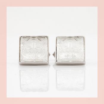 MANCHETTKNAPPAR, Lalique, Aréthuse.