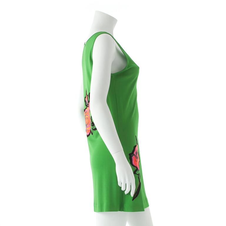 LOUIS VUITTON, two pairs of tank tops and a long sleeved top with roses decor by Stephen Sprouse, limited edition 2009.