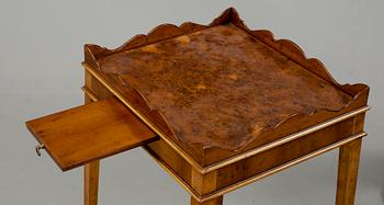 LAMPBORD, ett par, empirestil, 1900-tal.