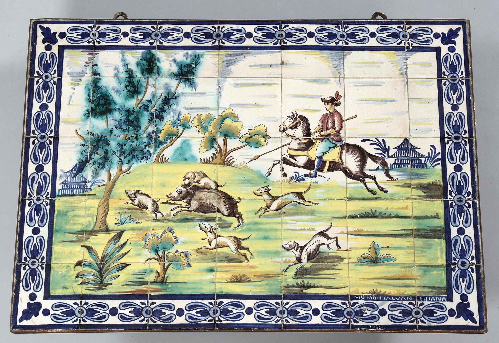 KAKELTAVLA, M.G Montalvan, Triana, Spanien, 1900-tal.